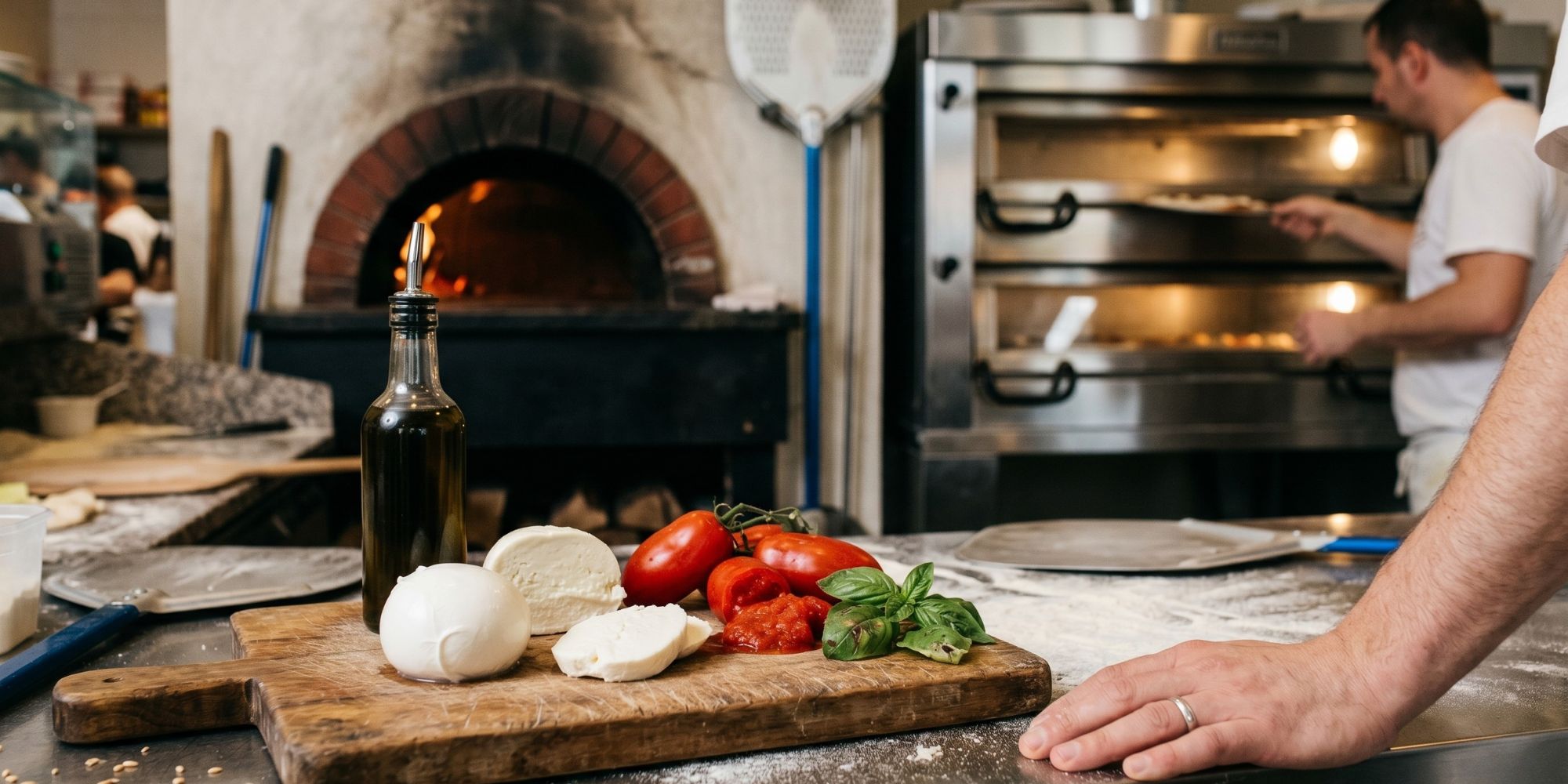 Scelta del fior di latte professionale per pizza forno a legna e forno elettrico