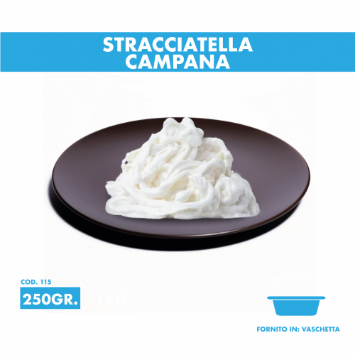 Stracciatella Campana 250gr vaschetta Castelluccio Food topping pizza